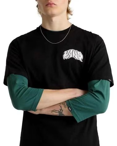 VANS OFF THE WALL CAMISETA PROWLER SS CON DISEÑO GRÁFICO VN000G4NBLK1 BLACK