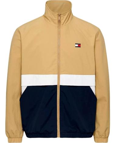 GIACCA BOMBER TOMMY JEANS ESSENTIAL DM0DM17887 BEIGE BEIGE