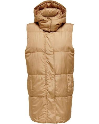 ONLY LONG PADDED VEST 15220376 BEIGE BEIGE