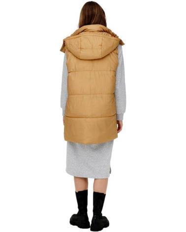 ONLY LONG PADDED VEST 15220376 BEIGE BEIGE