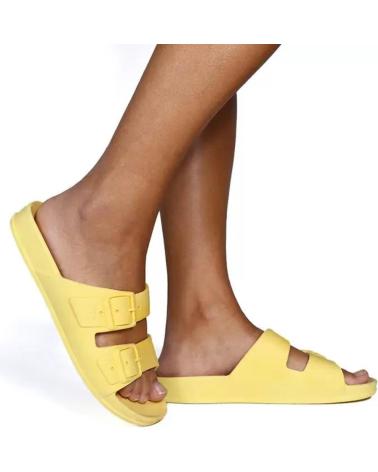 Tongs-et-sandales-de-piscine-pour-femmes-CACATOES-CHANCLAS-CACATOES-BELO-HORIZONTE--BANANA-AMARILLO