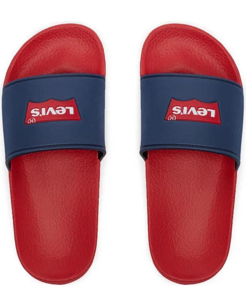 LEVIS CHANCLAS LEVI´S VPOL0186S ROJO