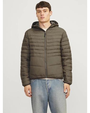 CHAQUETA ACOLCHADA CORTA JACK AND JONES 12256983 VERDE VERDE