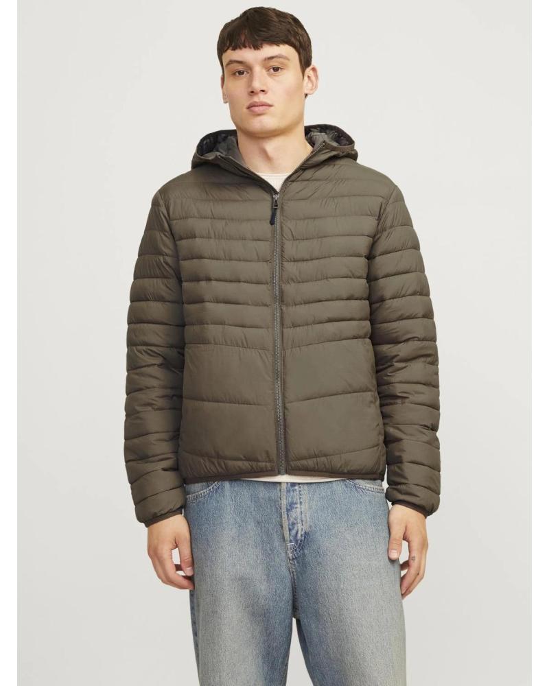 CHAQUETA ACOLCHADA CORTA JACK AND JONES 12256983 VERDE VERDE