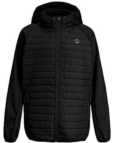 JACK & JONES GIACCA IMBOTTITA PER BAMBINO 12182303 NERA NEGRO