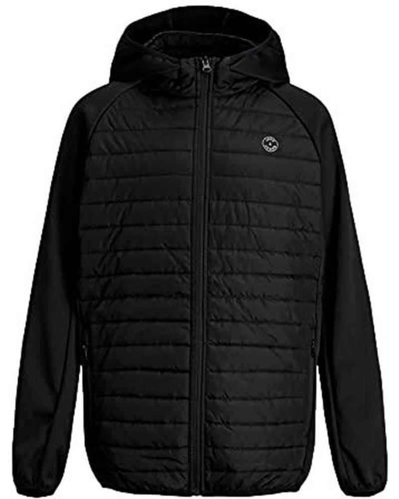 JACK & JONES GIACCA IMBOTTITA PER BAMBINO 12182303 NERA NEGRO