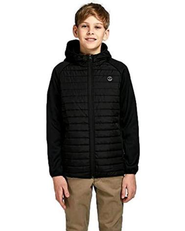 JACK & JONES GIACCA IMBOTTITA PER BAMBINO 12182303 NERA NEGRO