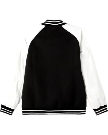 NAME IT CHAQUETA UNIVERSITARIA NAME IT CON LOGO "A" PARA NIÑO NEGRO