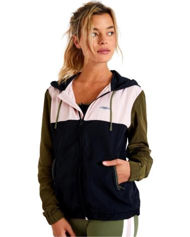 BANANA MOON JUL01 HOODED WINDBREAKER BLACK NEGRO