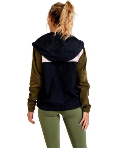 BANANA MOON JUL01 HOODED WINDBREAKER BLACK NEGRO