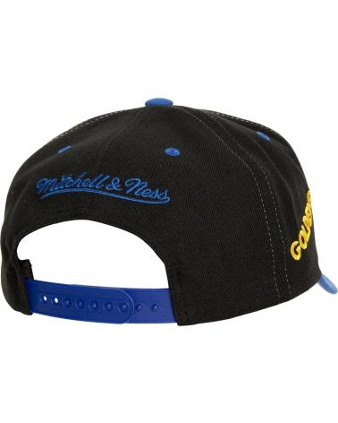 GORRA MITCHELL & NESS NBA GOLDEN STATE WARRIORS 'THE BAY' NEGRA Y AZUL NEGRO