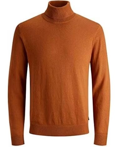 JACK & JONES ROLL NECK KNITTED SWEATER MODEL 12157417 GREY GRIS