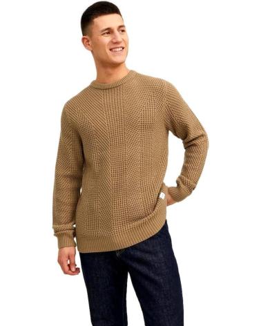 JACK AND JONES JERSEY JACKJONES EN PARA HOMBRE MARRON