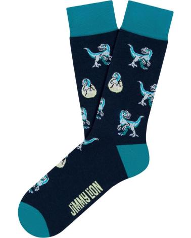 CALCETINES JIMMY LION JURASSIC BABY DINO AZULES AZUL