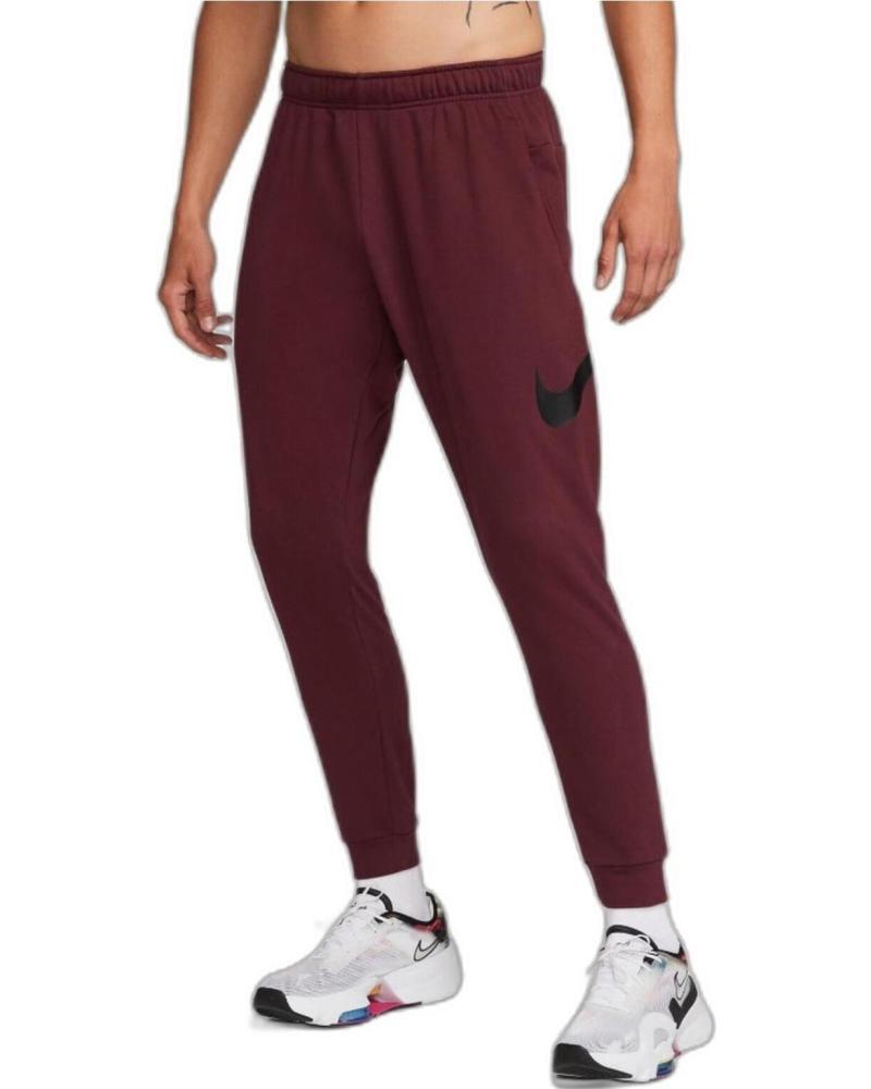 PANTALONE TUTA NIKE DRI-FIT CU6775 ROSSO UOMO ROJO