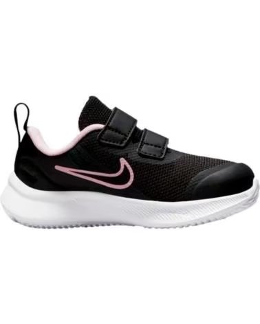NIKE TÊNIS NIKE STAR RUNNER 3 TDV INFANTIL FEMININO - PRETO NEGRO