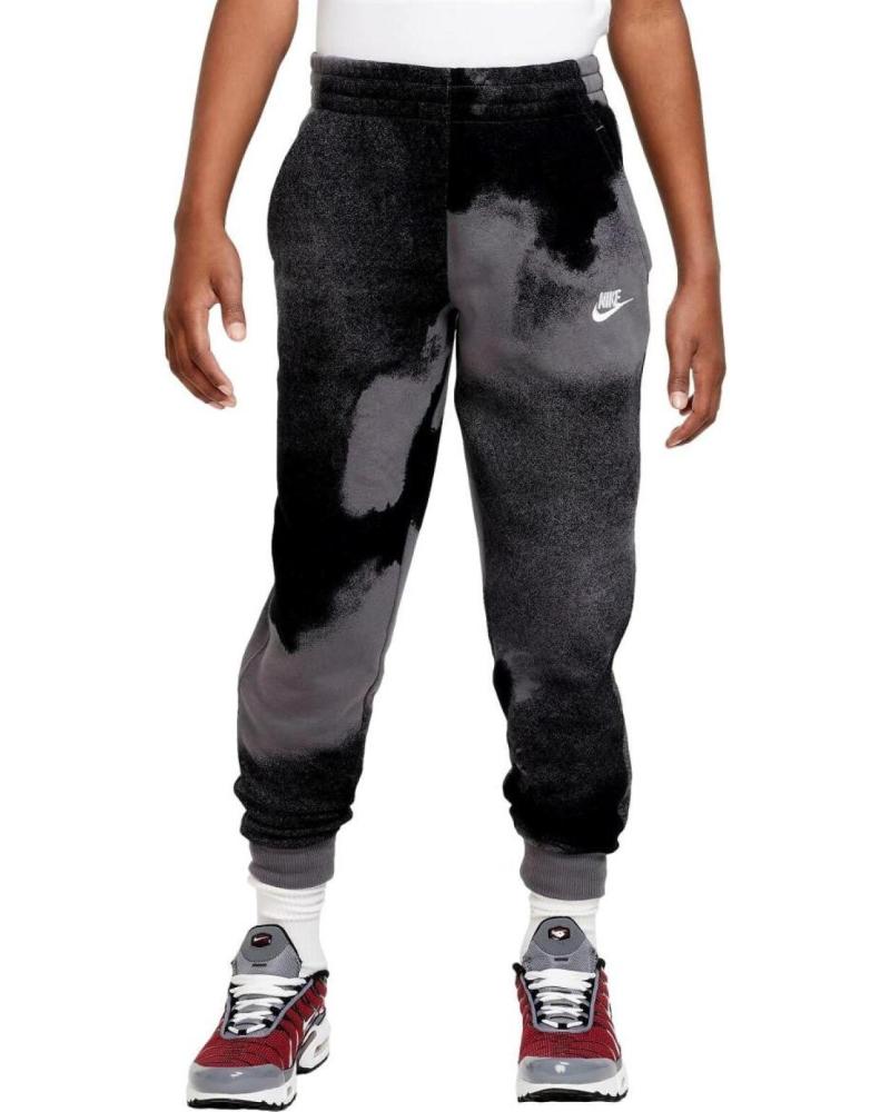 PANTALONI DA TUTA NIKE CLUB FLEECE FD3200 NERI PER BAMBINO NEGRO