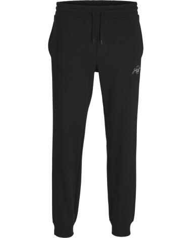 PANTALONI DA TUTA COTONE JACK & JONES NERI 12260864 NEGRO