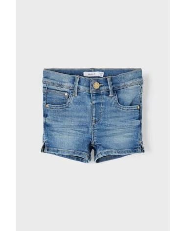 NAME IT NAME IT SHORTS JEANS AZUIS PARA MENINA AZUL