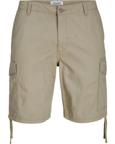 PANTALONCINI CARGO JACK & JONES 12229650 BEIGE BEIGE