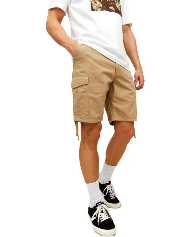 PANTALONCINI CARGO JACK & JONES 12229650 BEIGE BEIGE