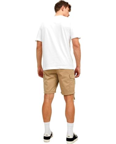 PANTALONCINI CARGO JACK & JONES 12229650 BEIGE BEIGE