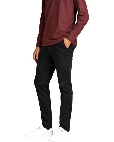 JACK & JONES PANTALONE CHINO 12150158 NERO NEGRO
