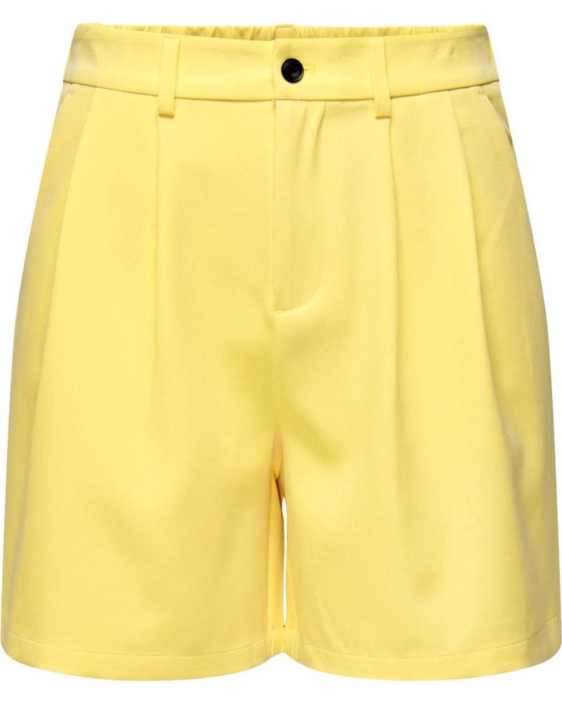 PANTALÓN CORTO ONLY 15291502 AMARILLO AMARILLO