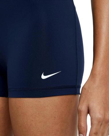 NIKE PRO CZ9857 - PANTALONCINO A COMPRESSIONE DA DONNA - BLU AZUL