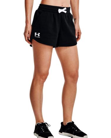 PANTALONCINI UNDER ARMOUR RIVAL FLEECE 1376257 NERI NEGRO