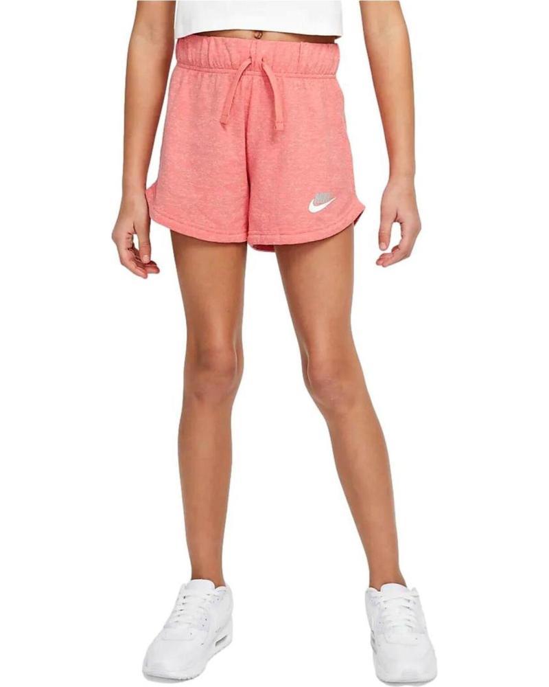 PANTALONCINI NIKE SPORTSWEAR DA1388 ROSA ROSA