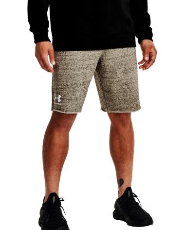 PANTALONCINI UNDER ARMOUR RIVAL TERRY 1361361 GRIGIO MELANGE GRIS