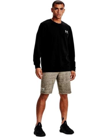 PANTALONCINI UNDER ARMOUR RIVAL TERRY 1361361 GRIGIO MELANGE GRIS