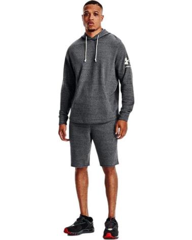 PANTALONCINI UNDER ARMOUR RIVAL TERRY 1361631 GRIGIO SCURO GRIS