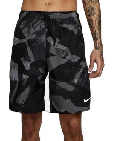 PANTALONCINI DA CORSA NIKE DV9370 CAMOUFLAGE NERO NEGRO