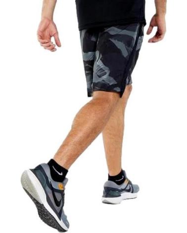 PANTALONCINI DA CORSA NIKE DV9370 CAMOUFLAGE NERO NEGRO