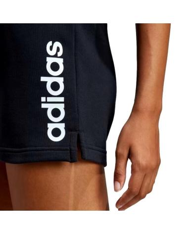 PANTALONCINI ADIDAS ESSENTIALS LINEAR NERI DONNA IC4442 NEGRO