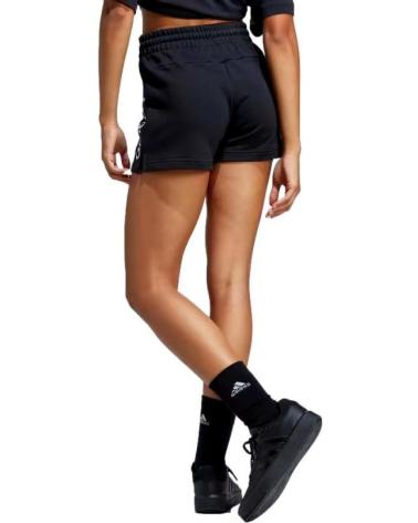PANTALONCINI ADIDAS ESSENTIALS LINEAR NERI DONNA IC4442 NEGRO