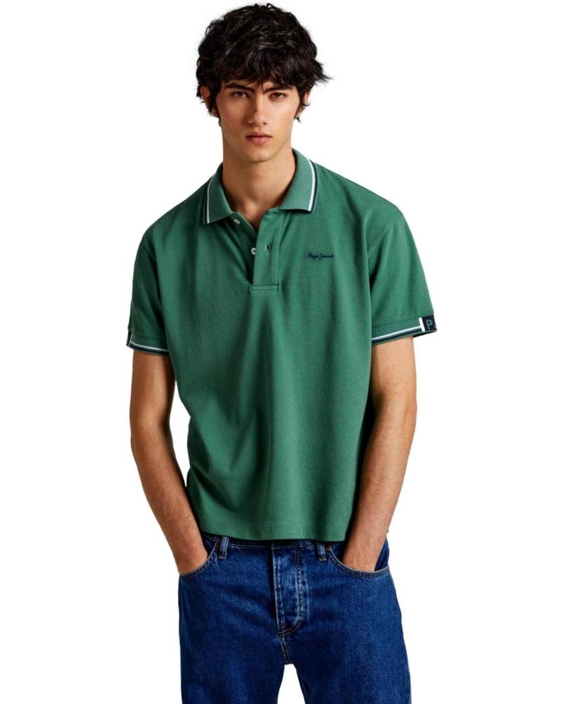POLO PEPE JEANS HARLEY VERDE PM542156 VERDE