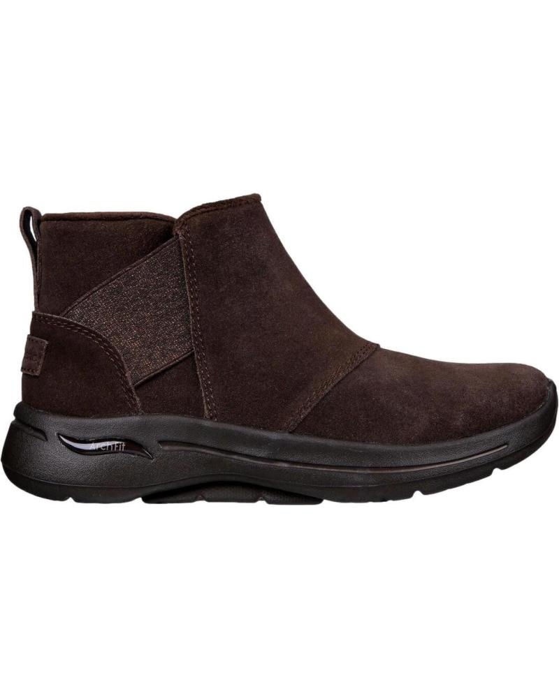 BOTAS SKECHERS GO WALK ARCH FIT 144420 MARROM MARRóN