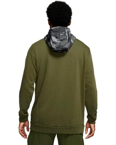 FELPA CON CAPPUCCIO NIKE CAMOUFLAGE VERDE DD1733 VERDE