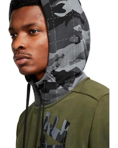 FELPA CON CAPPUCCIO NIKE CAMOUFLAGE VERDE DD1733 VERDE