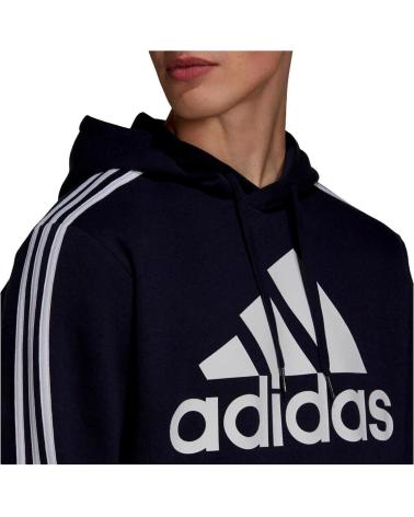 SWEAT À CAPUCHE ADIDAS BL3S FL HD H14642 NOIR NEGRO