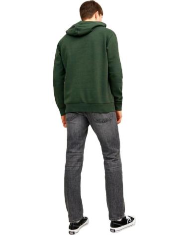 JACK AND JONES SUDADERA CON CAPUCHA JACKJONES EN PARA HOMBRE VERDE