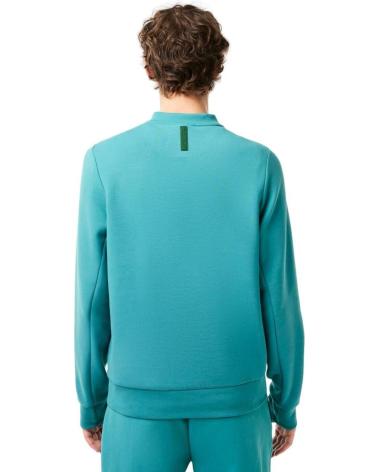 FELPA LACOSTE JOGGER SH2695 BLU TURCHESE AZUL