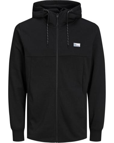 JACK AND JONES SUDADERA JACK JONES CREMALLERA CON LOGOTIPO NEGRO