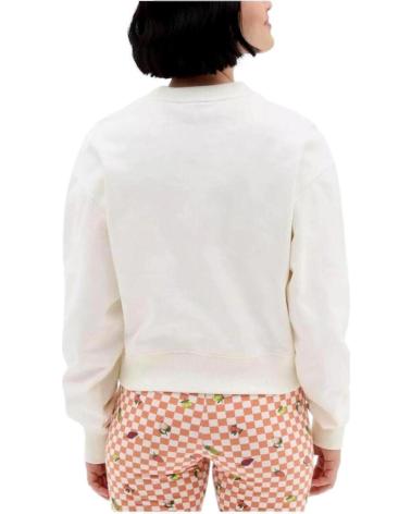 SUDADERA VANS OFF THE WALL FRUIT CHECKBOARD VN00073NFS8 BLANCA BLANCO