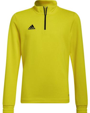 FELPA DA ALLENAMENTO ADIDAS CON CERNIERA CORTA HI2133 GIALLA AMARILLO