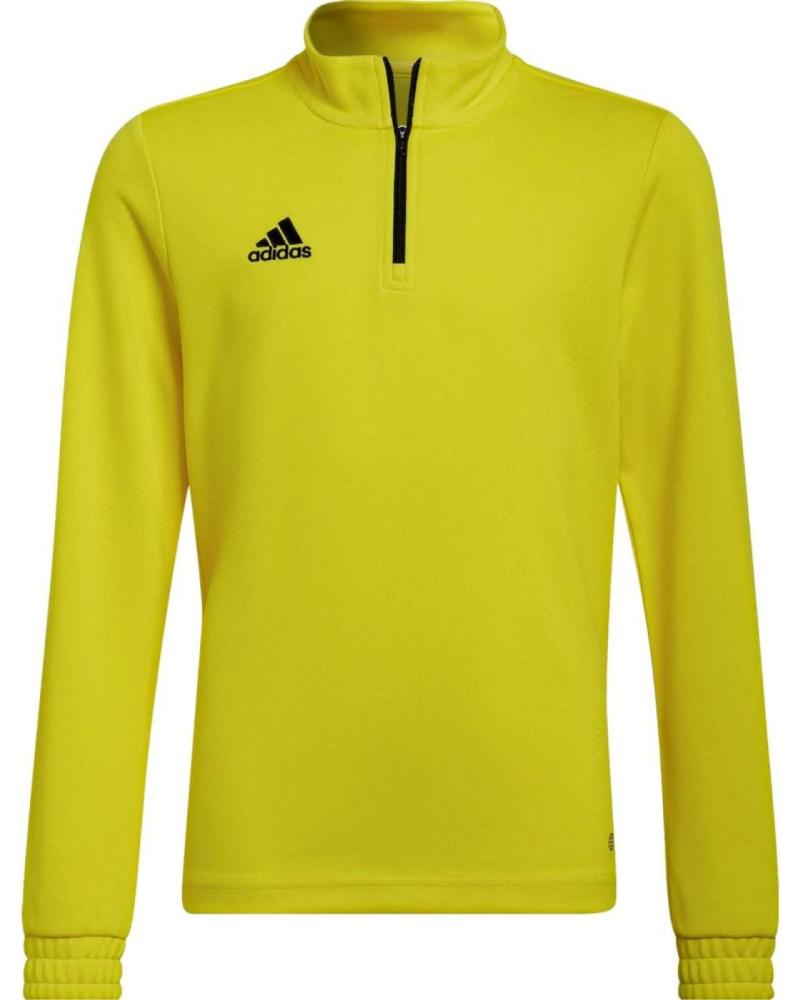 FELPA DA ALLENAMENTO ADIDAS CON CERNIERA CORTA HI2133 GIALLA AMARILLO