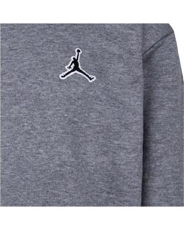 MOLETOM NIKE JORDAN CREW ESSENTIALS 95B816 CINZA PARA CRIANÇA GRIS